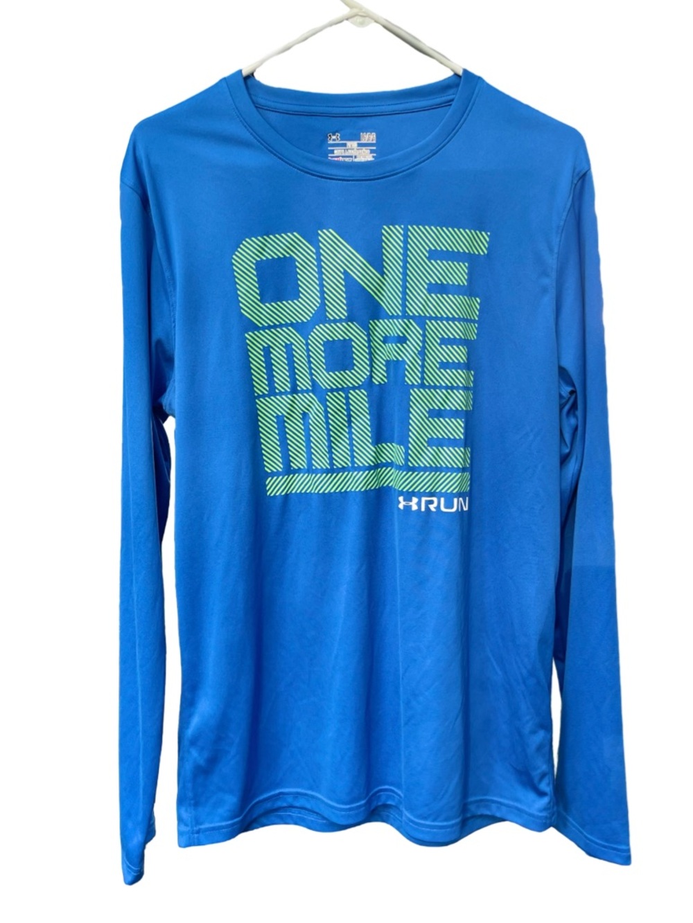 Under Armour Men’s Blue Long-Sleeve 'One More Mile' Performance Shirt